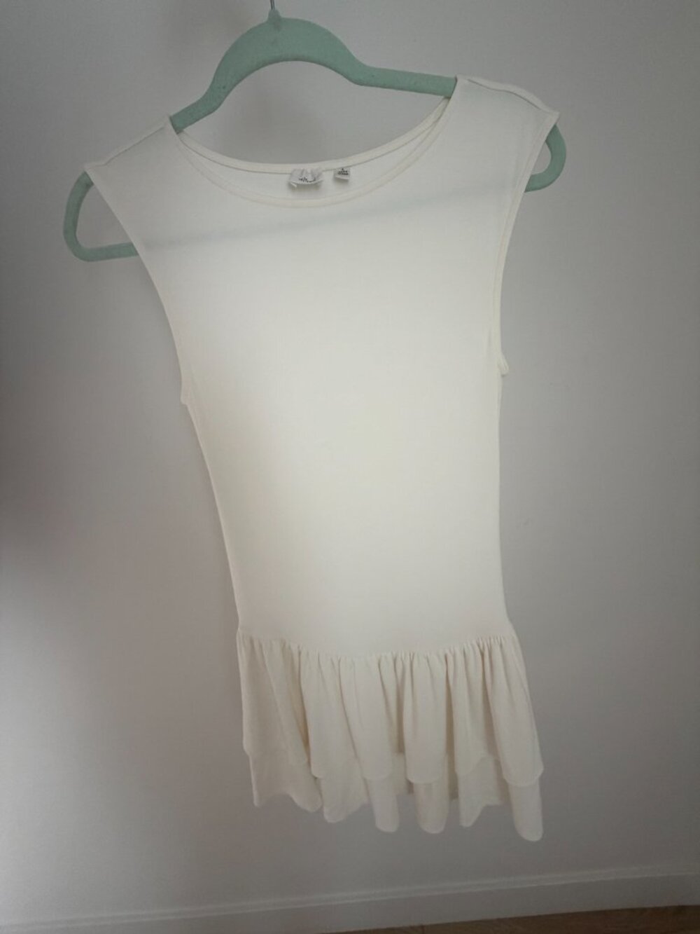 Aritzia Wilfred GoodLux Bloomsbury Mini Dress Size S White